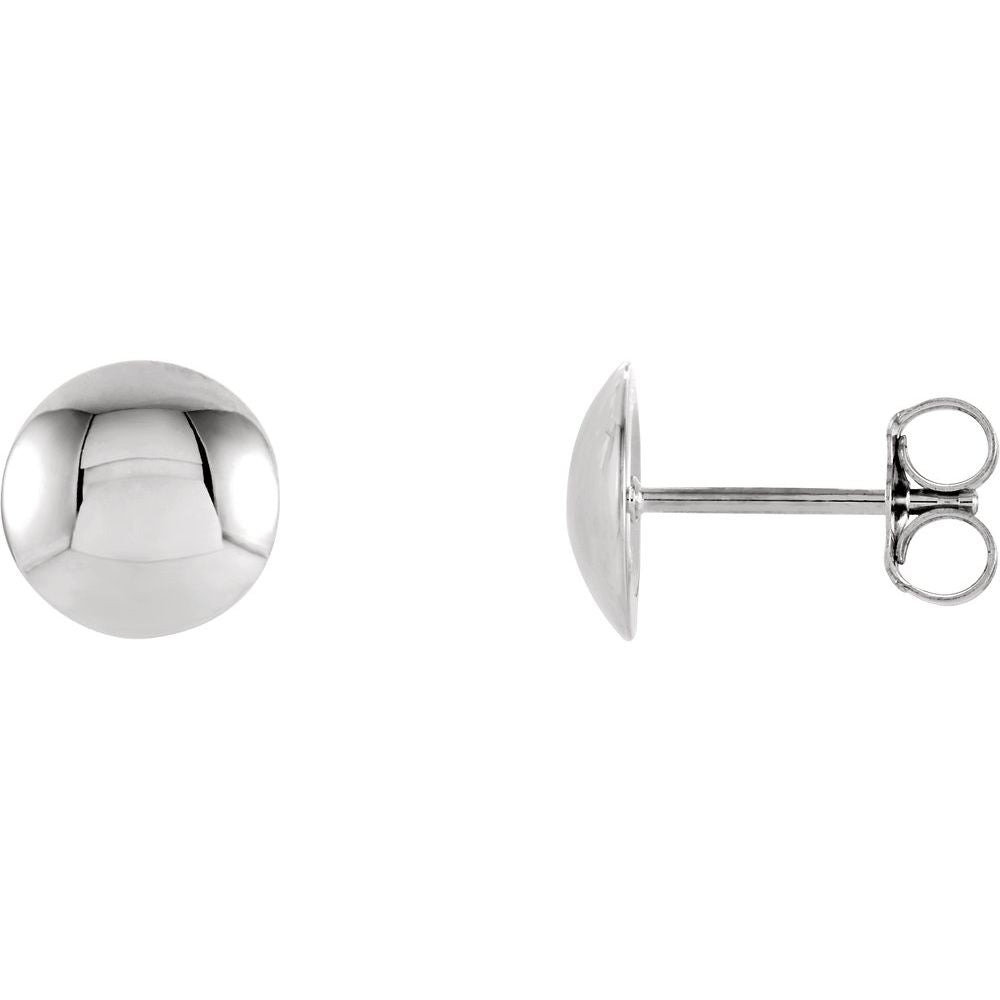 Convex Stud Earrings
