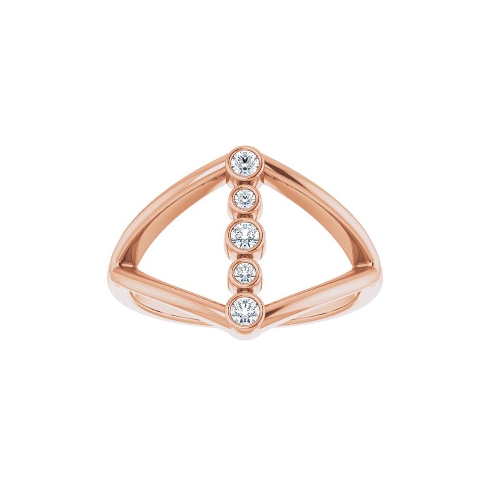 Natural Diamond Geometric Ring