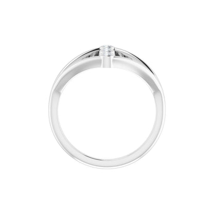 Natural Diamond Geometric Ring
