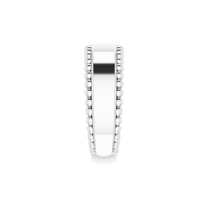 Engravable Beaded Ring