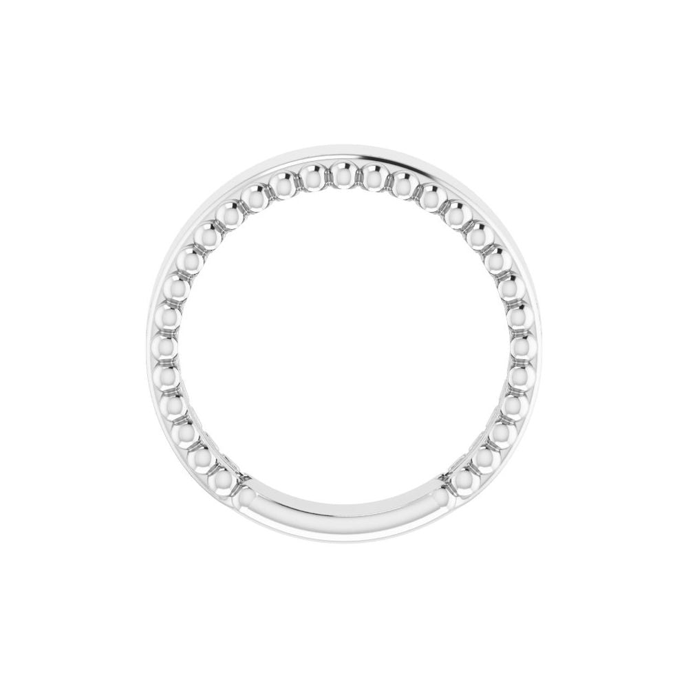 Engravable Beaded Ring