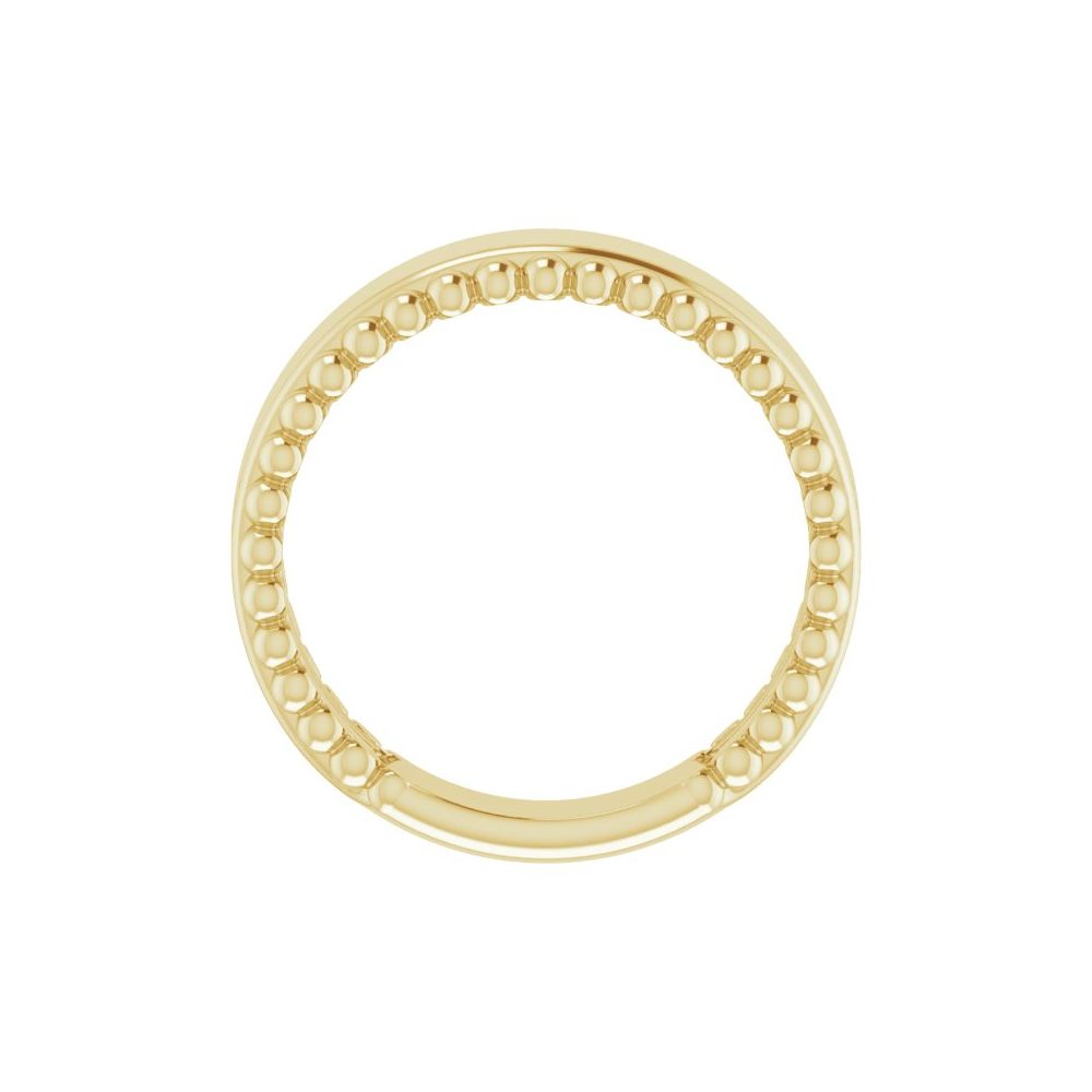 Engravable Beaded Ring