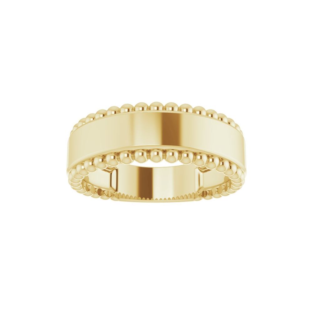 Engravable Beaded Ring