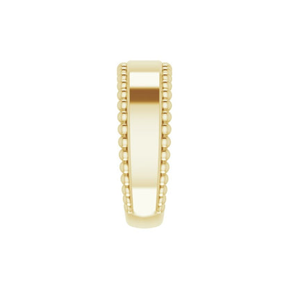 Engravable Beaded Ring