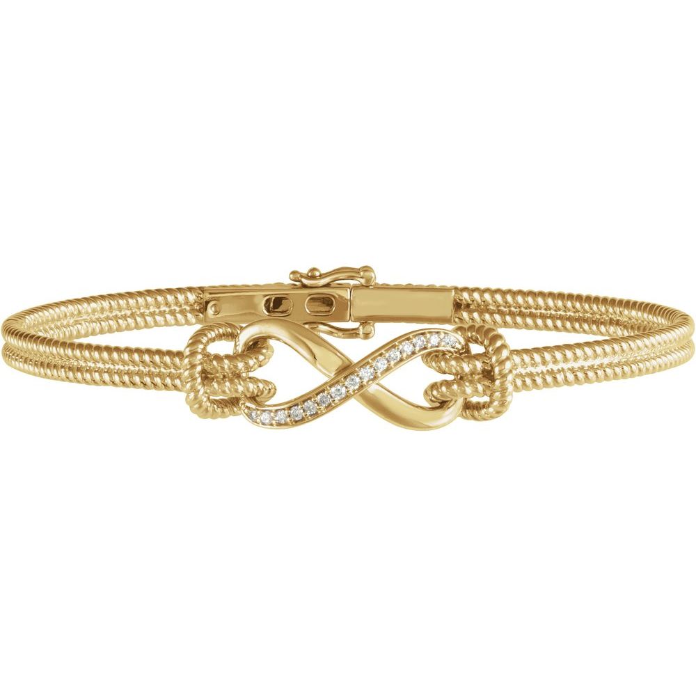 Infinity Rope Bangle Bracelet