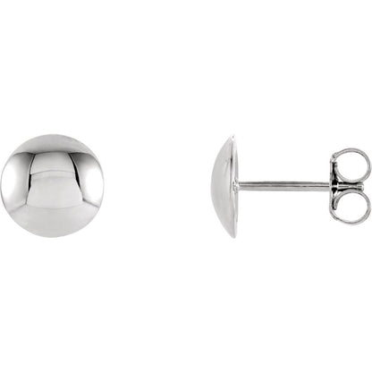 Convex Stud Earrings
