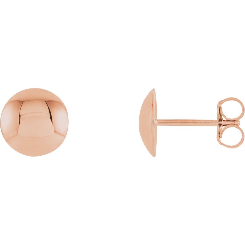 Convex Stud Earrings