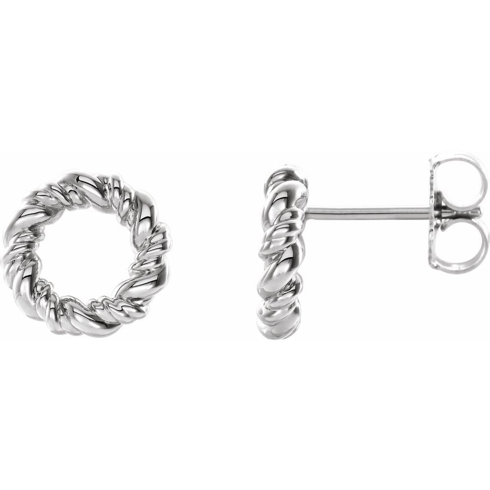 Circle Rope Earrings