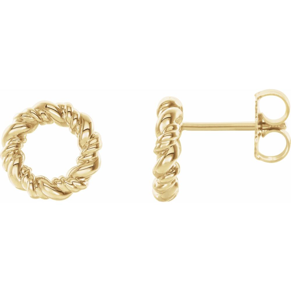 Circle Rope Earrings