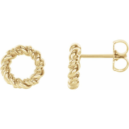 Circle Rope Earrings