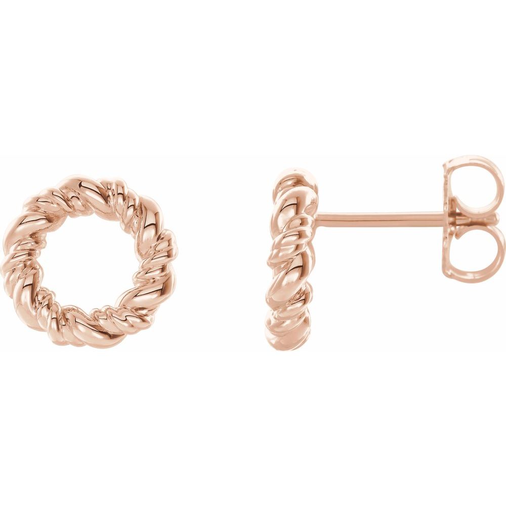Circle Rope Earrings