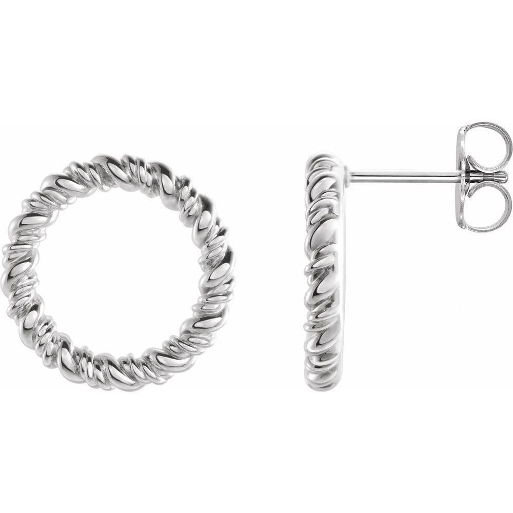 Circle Rope Earrings