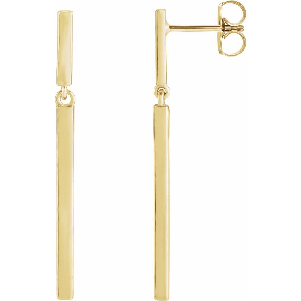 Articulated Bar Earrings