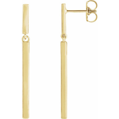 Articulated Bar Earrings