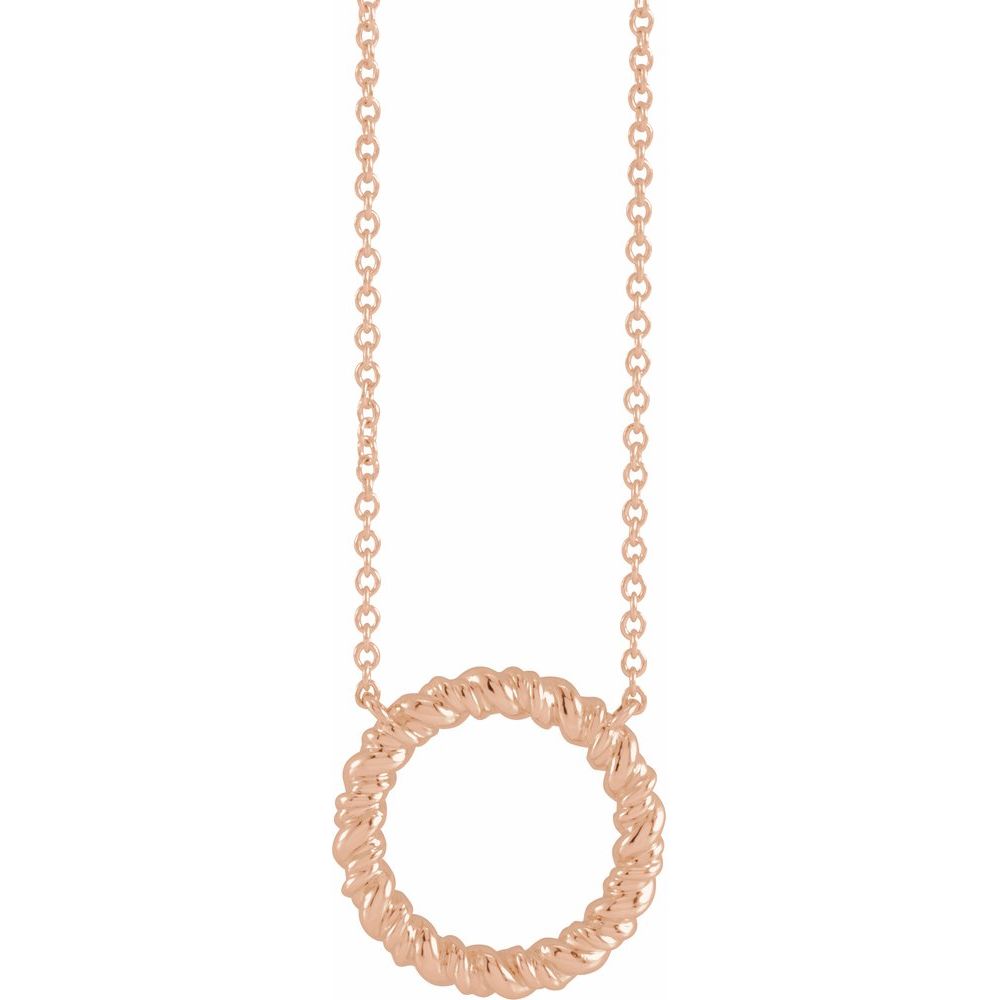 Rope Circle Necklace