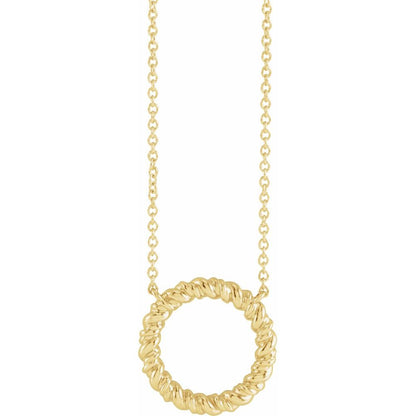 Rope Circle Necklace