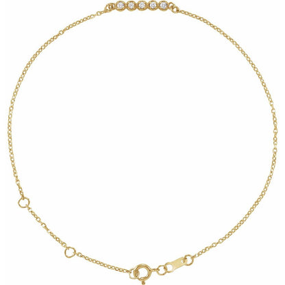 Diamond Bar Bracelet