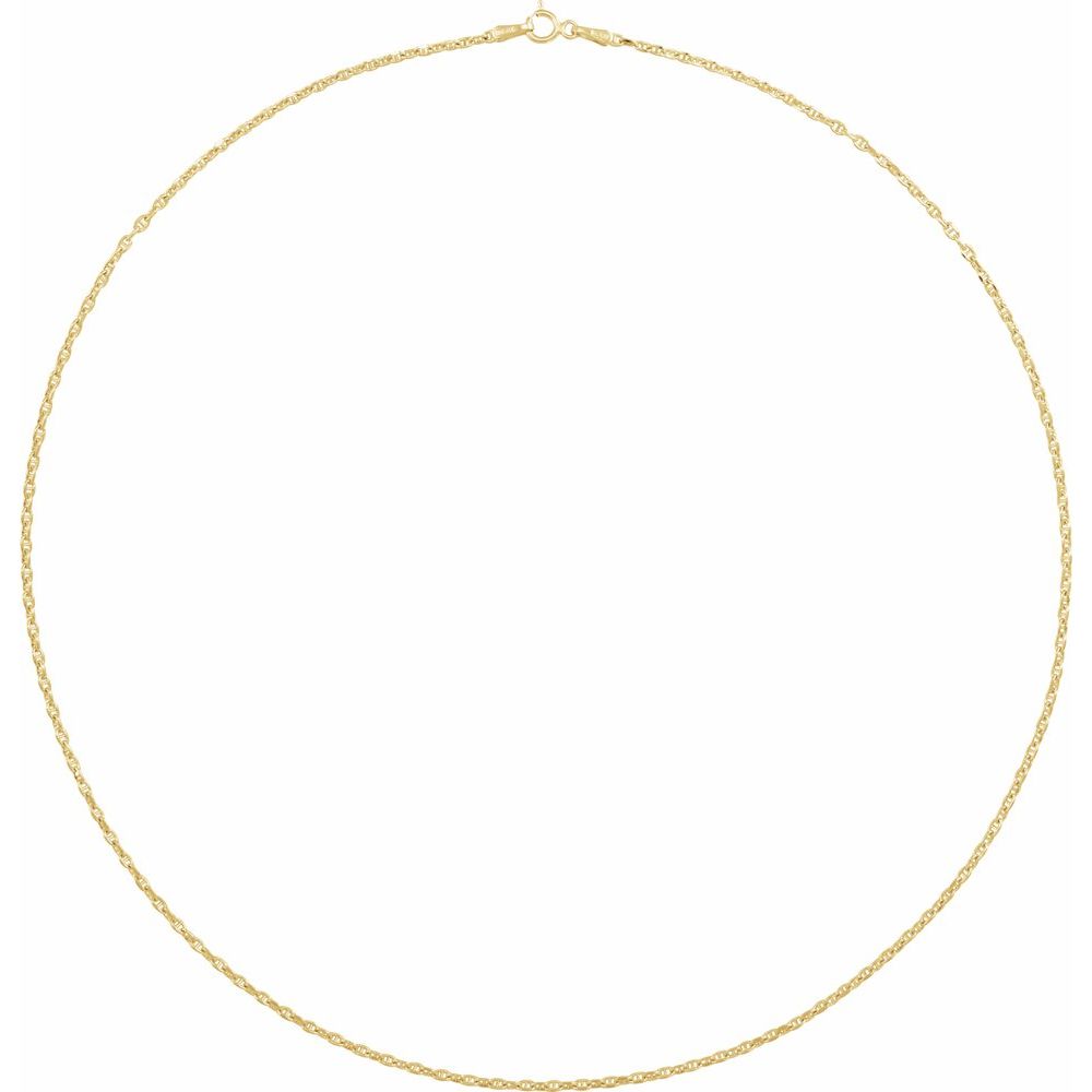 Hollow Diamond-Cut Anchor Chain